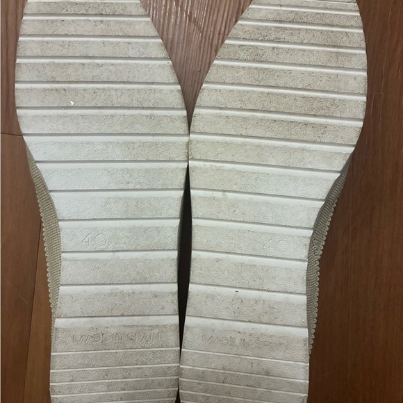 Verbenas Nuria ballerinas white leather slip on shoes made in Spain size 9 - Picture 7 of 7